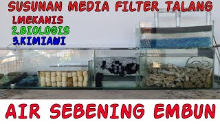 Media Filter Talang  Top Filter Arwana Discuss Auto Jernih arwana discuss filter topfilter [upl. by Tenn]