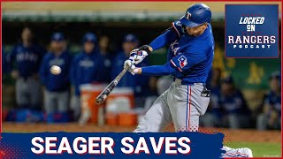 Texas Rangers superstar Corey Seager helps steal another win is he finally heating up [upl. by Ennavoj]