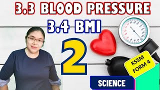 SCIENCE FORM 4 Chapter 3 Blood Pressure BMI PART 2 [upl. by Sukey81]