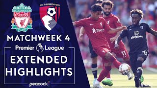 Liverpool v Bournemouth  PREMIER LEAGUE HIGHLIGHTS  8272022  NBC Sports [upl. by Vinn]