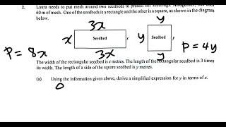 Question 2a  CSEC Math May 2024 Algebra [upl. by Fai593]