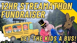 12 HOUR STREAM VOD  LETS GET THESE KIDS A BUS feat LazerPig HardThrasher AnimarchyHistory [upl. by Hyozo]