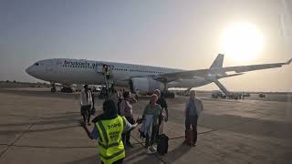 Landing at Banjul International Airport [upl. by Yelnik]