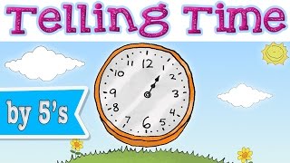 Telling Time with Minutes  Learning Chant for Kids [upl. by Jd]