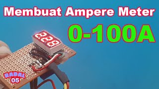 cara membuat Ampere Meter Digital┃ Merubah Volt menjadi Ampere meter [upl. by Hedvige163]