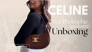 Celine Ava Triomphe Bag Unboxing [upl. by Einhorn]