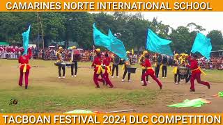 CAMARINES NORTE INTERNATIONAL SCHOOL at TACBOAN FESTIVAL 2024 DLC COMPETITION [upl. by Inman624]