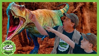 Can the Park Rangers Find the NEW TRex  TRex Ranch Dinosaur Videos [upl. by Ursula]