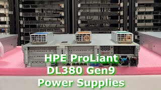 HPE ProLiant DL380 Gen9 Power Supplies Overview  Power Supply Options  How to Install Hotswap PSU [upl. by Ecinnaj]