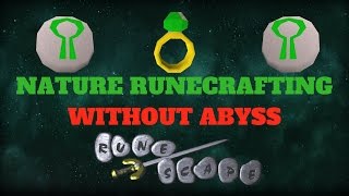 Nature Runecrafting Guide NO ABYSS  Nxno  Oldschool Runescape [upl. by Ariamo]