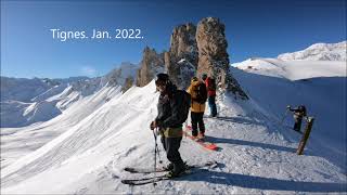 Tignes ski GoPro amp Drone Jan 2022 [upl. by Annahgiel]