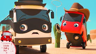 Cowboy Buster  Red Buster  bus cartoon  fun kids show [upl. by Suravart602]