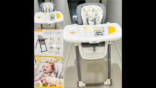 Joie 6in1 Multiply High Chair  Assembly amp REVIEW  Quick and Easy [upl. by Barnett]