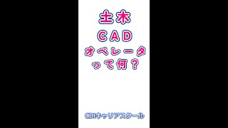 求人情報で見る【土木CADオペレーターって何？】手に職が付く専門職・・・CDIキャリアスクール あべちゃん先生 autocad [upl. by Nolyaw]