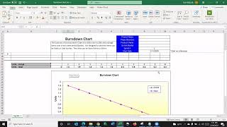 Burndown Chart Template [upl. by Gollin937]