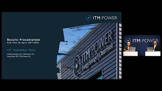 ITM POWER PLC  Final results for the year ended 30 April 2022 [upl. by Ahsilahs]