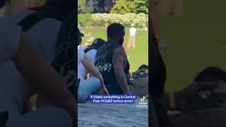 Diddy spotted in Central Park sun🫣 trendingshorts fypシ゚viral viralvideo [upl. by Skurnik]