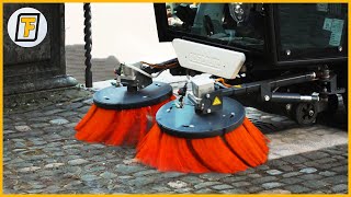 STREET SWEEPERS OPERATING at their BEST   Most Satisfying Street Sweeper amp Road Cleaning Machines [upl. by Drugi]