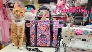 Lets make the new Sincerely Jen Pattern Sewing the Mr Heckles Handbag 😻 [upl. by Nyluqcaj]