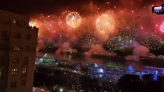 Reveillon 2018  Queima de Fogos  Copacabana  Rio de Janeiro  Brazil [upl. by Wain71]