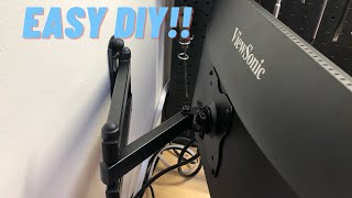 Vesa mount install guide Easy DIY [upl. by Leirraj]