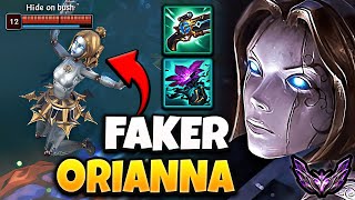 T1 Faker Orianna vs Azir  MID  Patch 142 Korea Master ✅ [upl. by Anazraf]