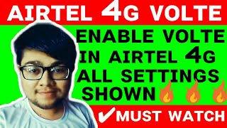 How To Enable Volte In Airtel 4g Panasonic Eluga Phone Use FIX 4G VOLTE SETTINGS FOR AIRTEL LATEST [upl. by Dwinnell]