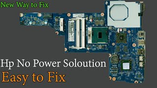 hp Laptop Motherboard Repair No Power Issue  Easy To Fix  Laptop Repair  hp Motherboard Repair [upl. by Lili704]