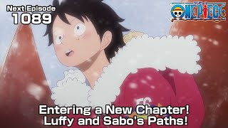 ONE PIECE episode1089 Teaser quotEntering a New Chapter Luffy and Sabos Pathsquot [upl. by Ado]