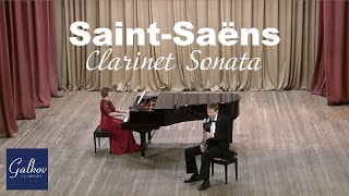 SaintSaens  Clarinet Sonata mvt 4  Bass Clarinet [upl. by Odnarb]