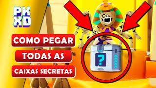 COMO PEGAR TODAS AS CAIXAS SECRETAS DO PK XD EGITO [upl. by Mairb]