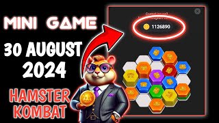 NEW UPDATE❗️❗️PENJELASAN LENGKAP MINI GAME HEXA PUZZLE HAMSTER KOMBAT  30 AUGUST 2024 [upl. by Ogait]