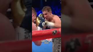 Triple G Dominates with Powerful Punches Putting Canelo in Trouble boxing caneloalvarez [upl. by Miguela]