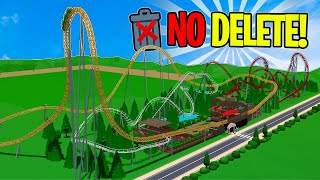 Building in Theme Park Tycoon 2 But I can NOT Delete ANYTHING [upl. by Ajani]