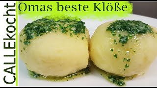 Omas Kartoffelklöße selber machen  Das Rezept  lecker und einfach [upl. by Kooima136]