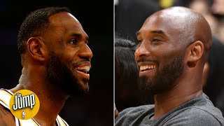 Why Kobe was at the Lakers game and what it means for LeBron James  The Jump [upl. by Olcott]