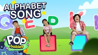 Alphabet Song  English  Pop Babies [upl. by Eus]