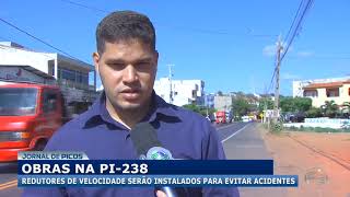 Redutores de velocidade serão instalados na PI238 para evitar acidentes [upl. by Nnail703]