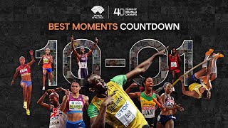 TOP 10  40 Greatest World Athletics Championships Moments  10  1 [upl. by Casabonne455]