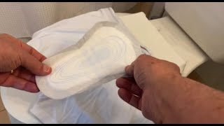 HOW TO USE MENS INCONTINENCE SHIELDS [upl. by Airetak]