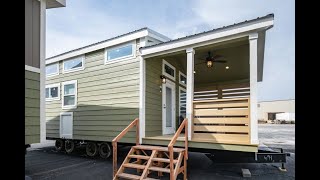 Athens Park Model APS 601  This tiny home is available for custom order [upl. by Bonnee]