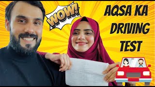 Aqsa Ka Driving Test  Sath Sath Naye Ghar Ki Shifting  Dietitian Aqsa Vlogs [upl. by Aitnohs]