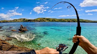 Extreme Solo Fishing On A Tiny Island Paradise [upl. by Telford88]