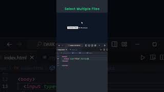 UPLOAD Multiple Files in SECONDS with these CSS Tips css shorts [upl. by Kirt72]