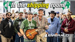 Emerald Guitars Shipping with music tour guitarist [upl. by Vivyanne]