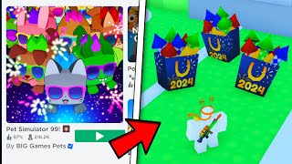 🎇 New Year UPDATE is FINALLY Here in Pet Simulator 99 [upl. by Gorman]