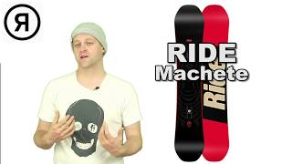 The Ride Machete Snowboard Review [upl. by Aerdnaed]