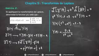 Transformée de Laplace 5 Exercice 2 [upl. by Hakim]