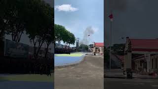 Peledakan Bom Di Mako Brimob😱 shortvideo shorts simulasi pelatihan viralvideo brimob [upl. by Ahsille]