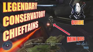 Halo Infinite Conservatory 2 Brute Chieftains Legendary Boss Guide [upl. by Yeldnarb]